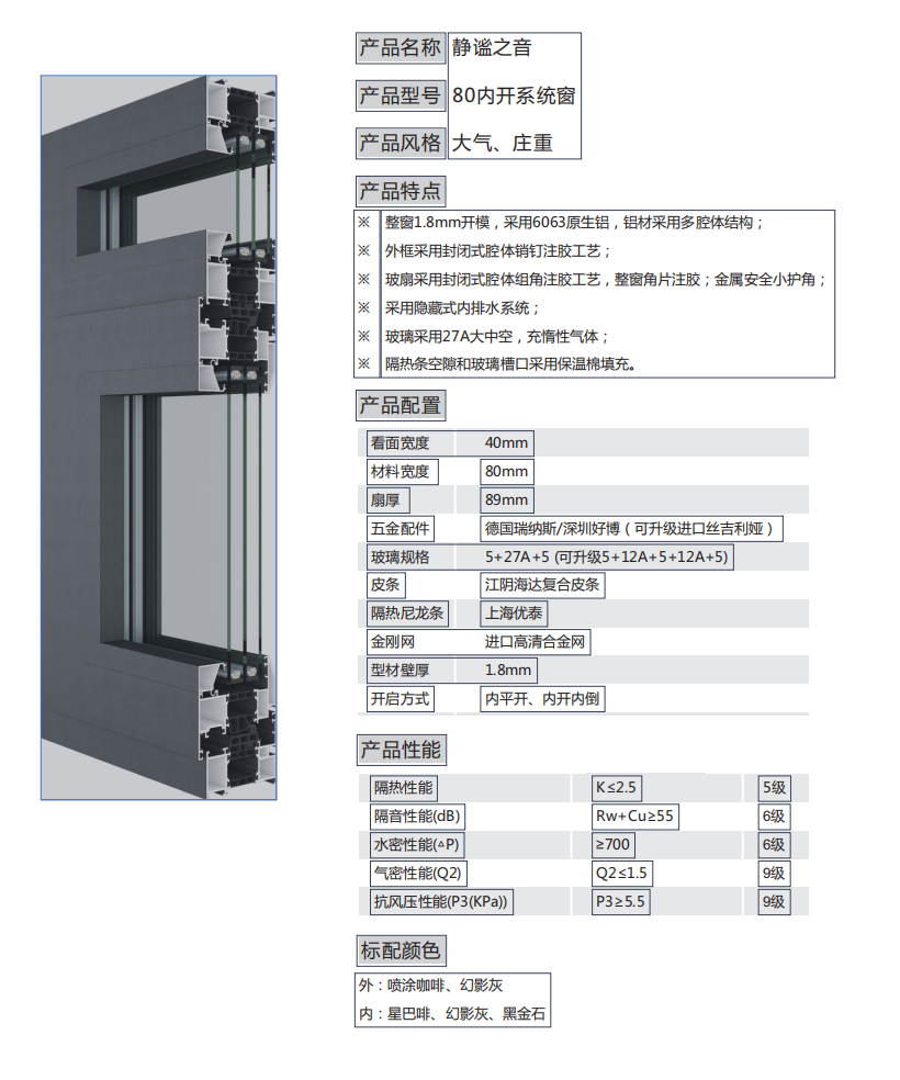 廣東賽獅盾建材有限公司,一體平開窗,廣東藍光推拉窗